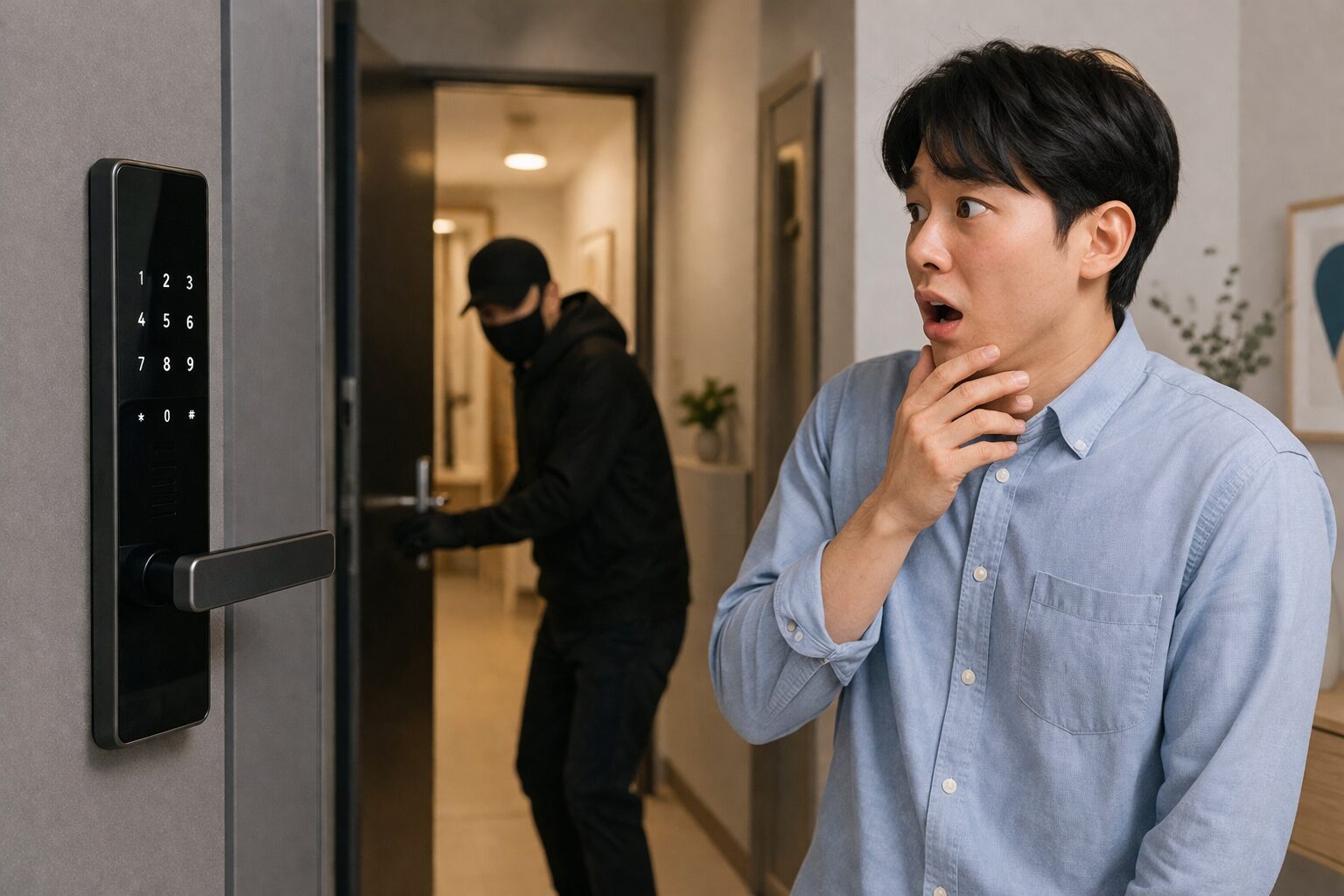 현관 비밀번호 바꿨는데 이전 방문자가 열 수 있는 경우, 왜 생길까?