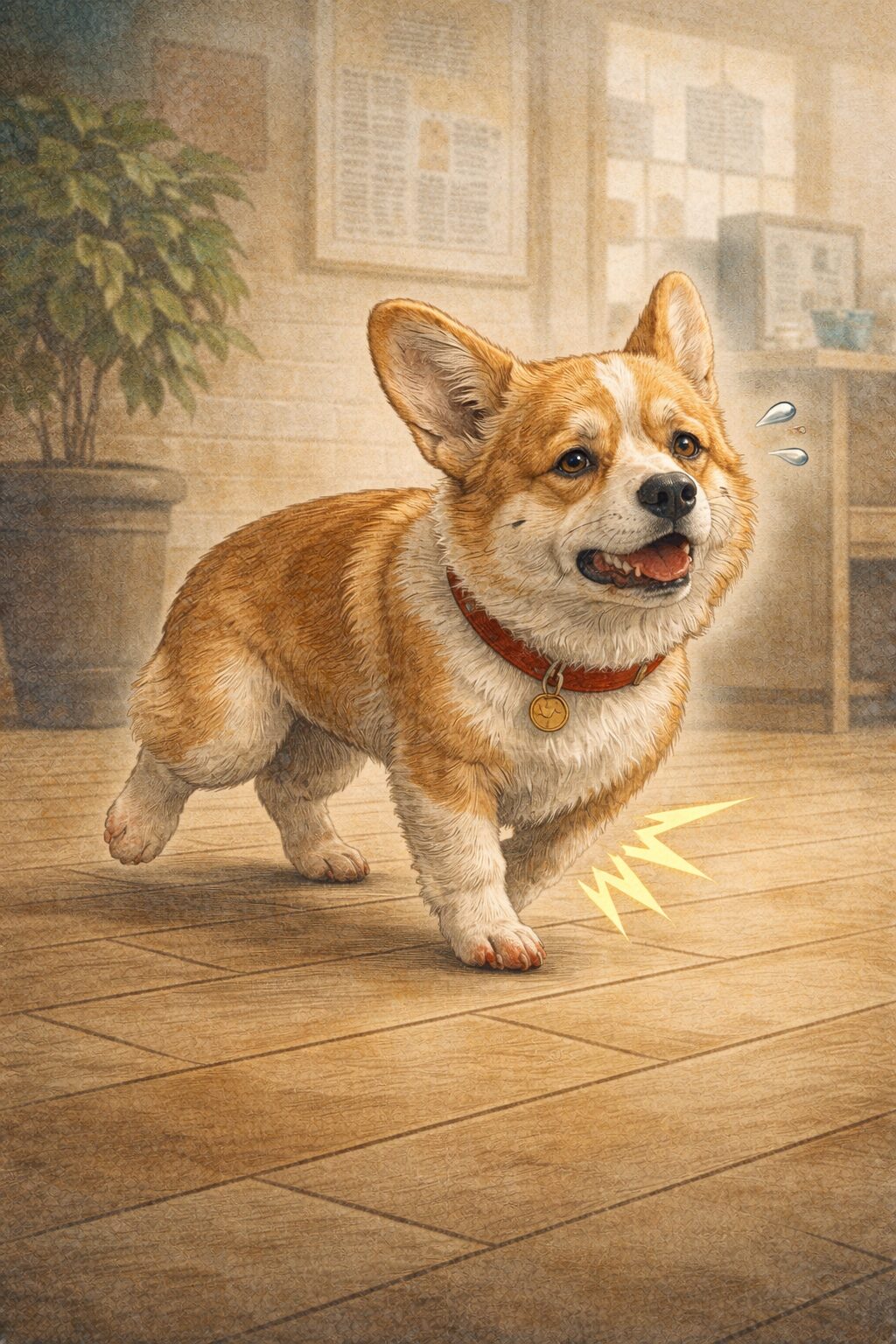 강아지가 갑자기 한쪽 발을 들고 걸을 때, 바로 병원 가야 하는 경우