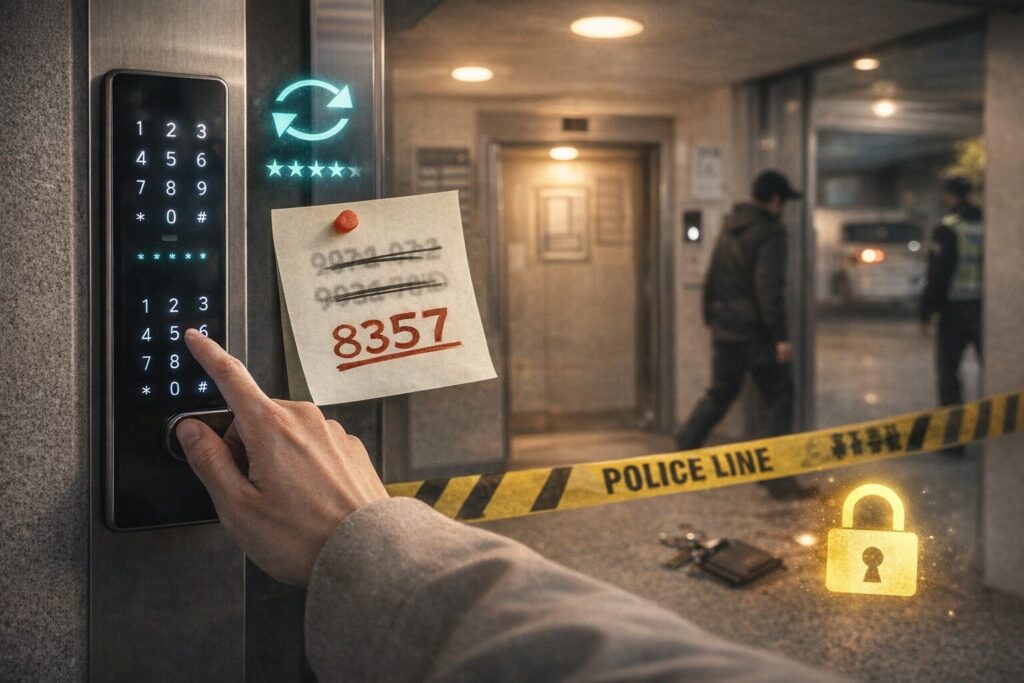 공동현관 출입번호를 자주 바꾸는 아파트가 안전한 이유