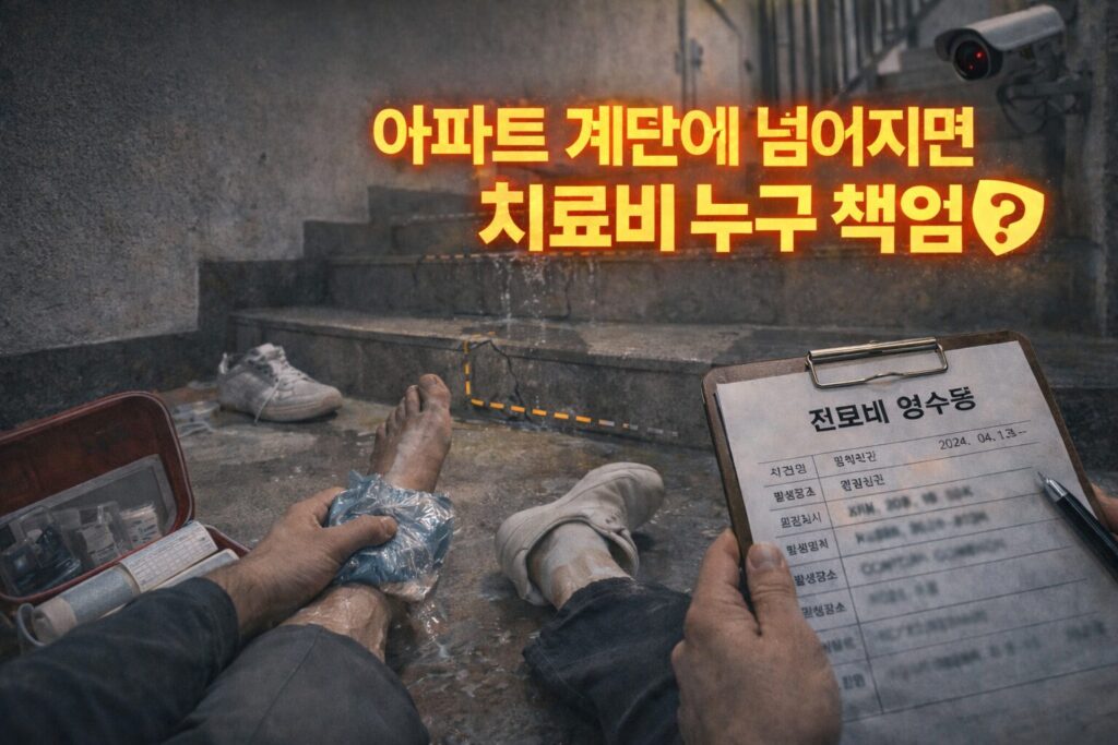 공동주택 계단에서 넘어졌을 때 치료비, 누구 책임으로 처리되는지 헷갈리는 이유