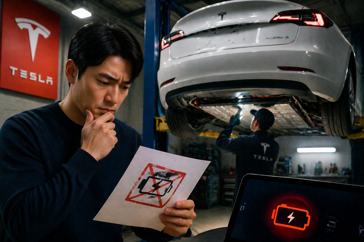 Tesla Model 3 배터리 보증 제외되는 대표 사례는? 무상수리 거절되는 실제 조건