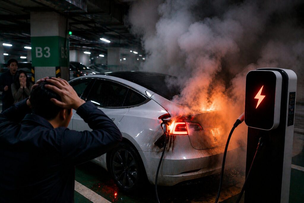 전기차 충전 중 화재 나면 보험사는 어디까지 보상하나? 실제 책임 구조 정리