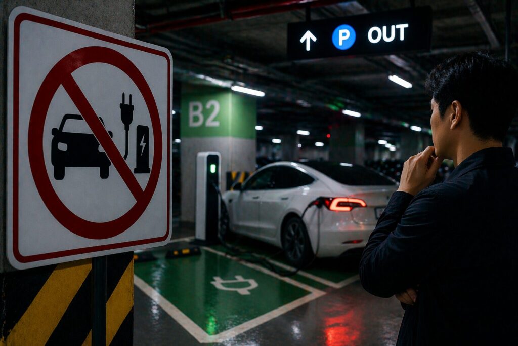 지하주차장 전기차 충전 제한 기준은 어떻게 정해지나? 아파트별 달라지는 실제 이유