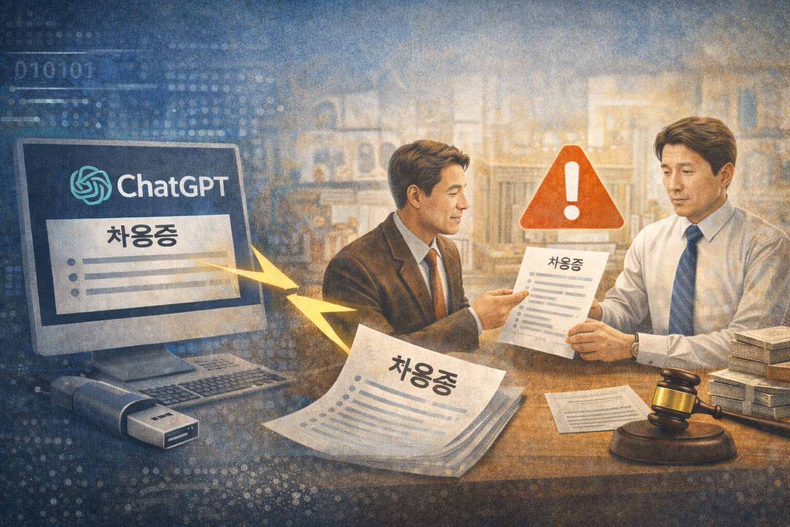 AI가 만든 차용증, 돈 빌려줄 때 그대로 써도 법적으로 문제없을까