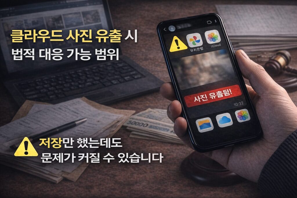 클라우드 사진 유출 시 법적 대응 가능 범위, 저장만 했는데도 문제가 커질 수 있습니다