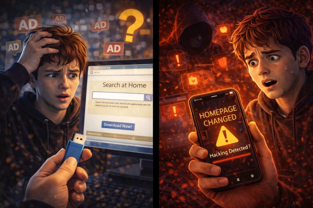 브라우저 첫 화면이 갑자기 바뀌었다면 해킹일까? 가장 흔한 원인은 따로 있습니다