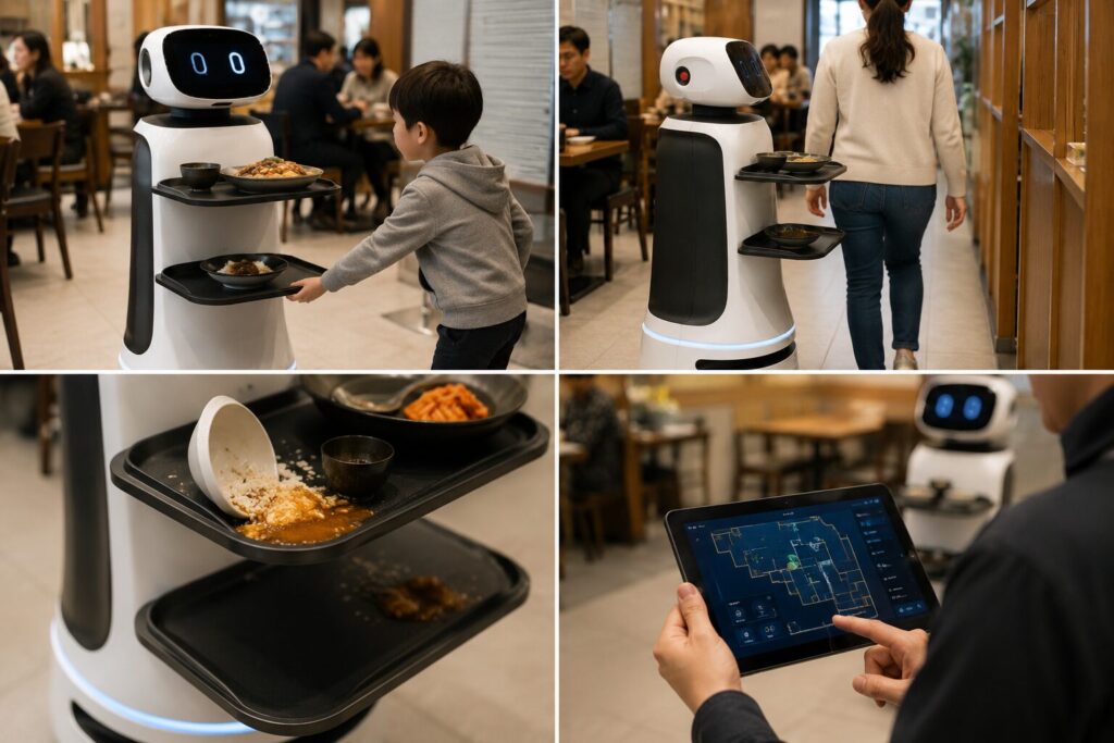 서빙로봇이 손님과 부딪히면 누가 책임질까? 식당 사고 발생 시 알아둘 점