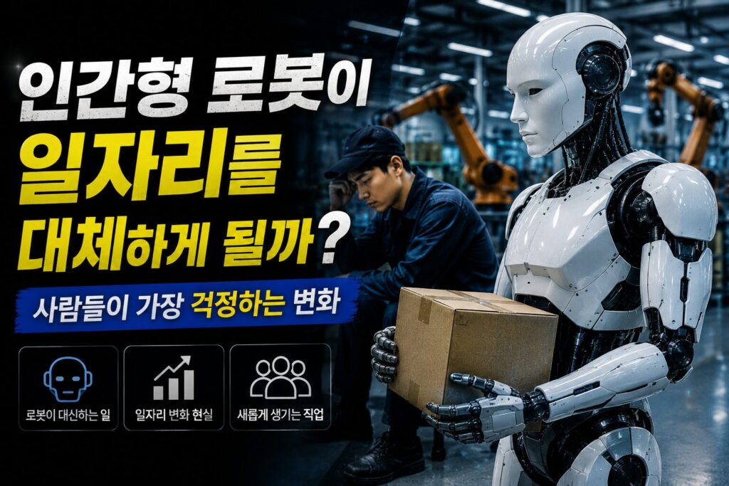 인간형 로봇이 일자리를 대체하게 될까? 사람들이 가장 걱정하는 변화