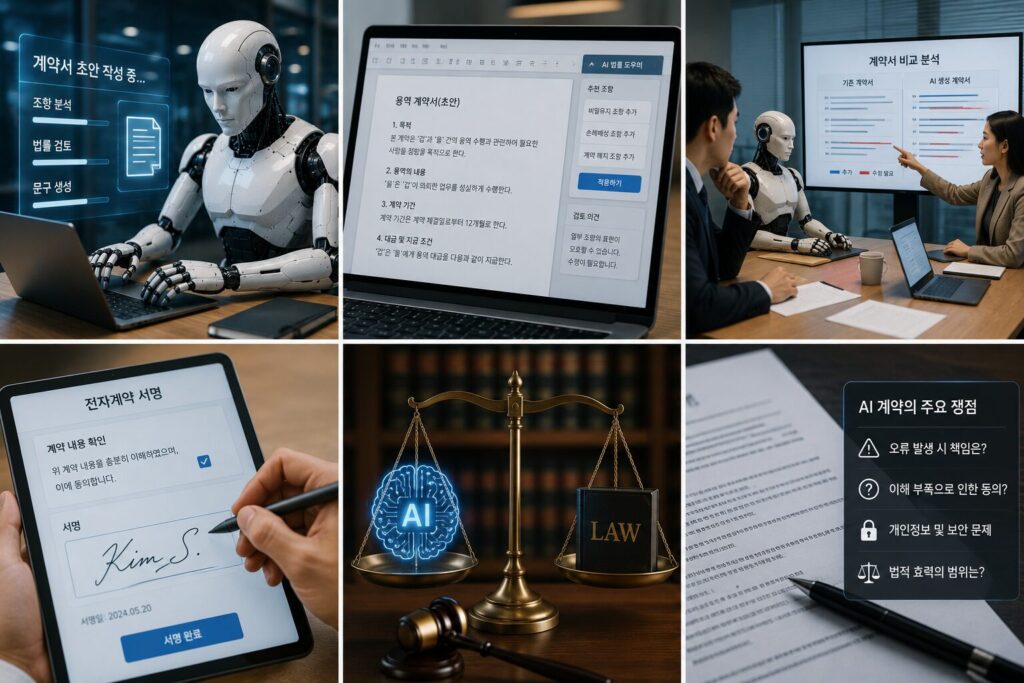 로봇이 작성한 계약서도 법적 효력이 있을까? AI 시대에 생기는 새로운 문제