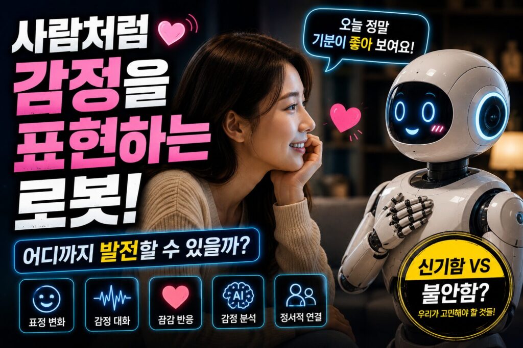 사람처럼 감정을 표현하는 로봇, 어디까지 발전할 수 있을까?