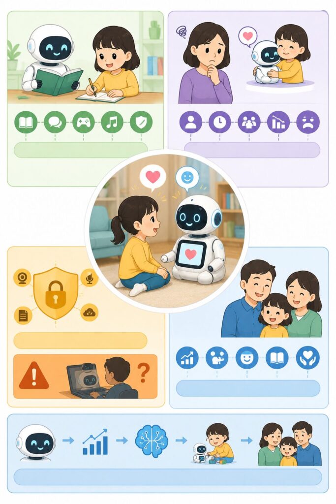 AI 반려로봇이 아이를 돌보는 시대, 부모들이 걱정하는 이유