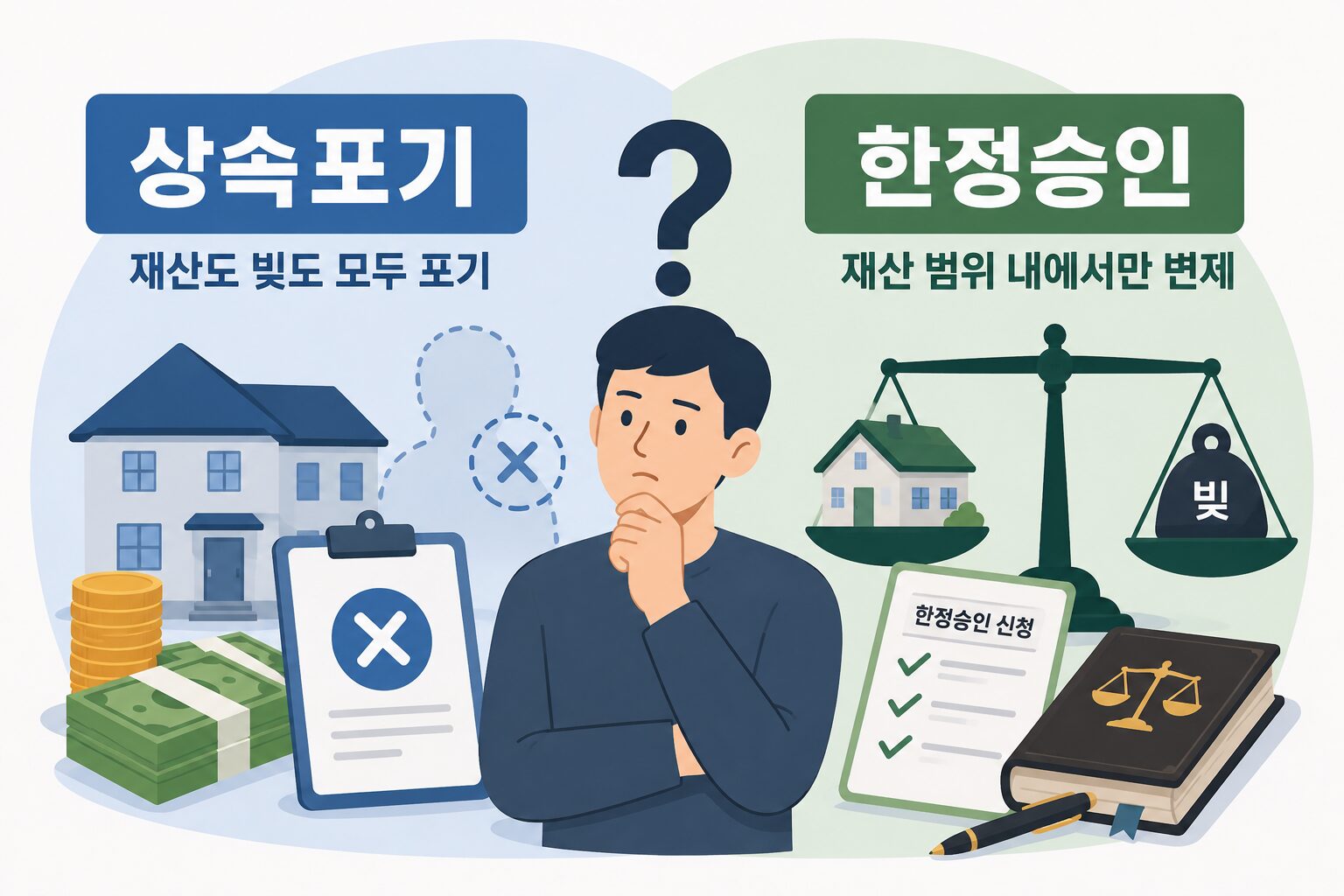 상속포기와 한정승인, 어떤 선택이 유리할까?